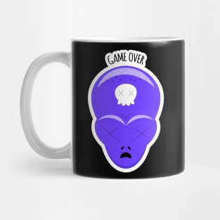 Alien face-Game over Mug